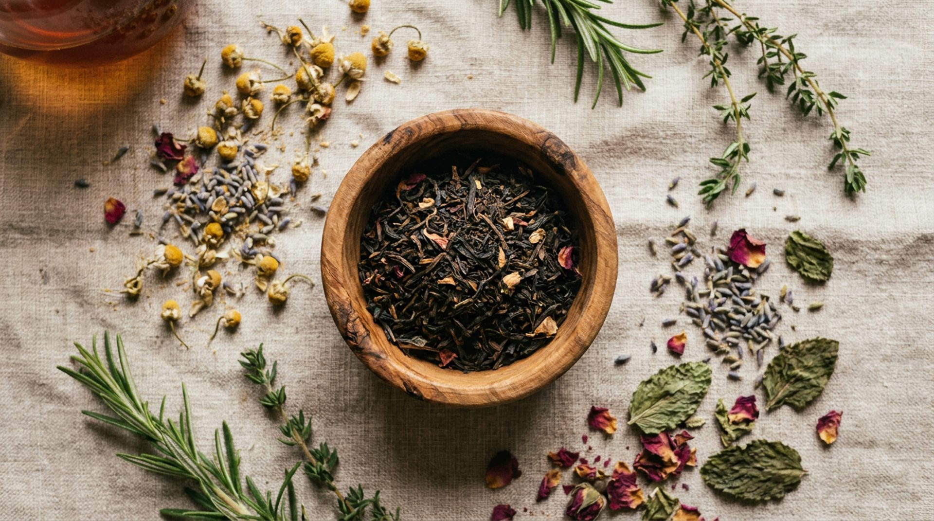 Sourced and steeped with care